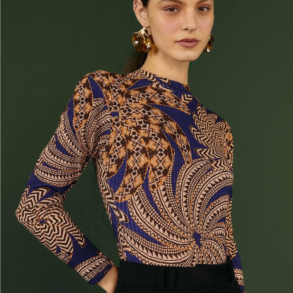 Navy Yawanawa Vanahu Lenzing Ecovero Bodysuit